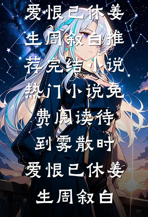 待到雾散时，爱恨已休(姜生周叙白)推荐完结小说_热门小说免费阅读待到雾散时，爱恨已休姜生周叙白
