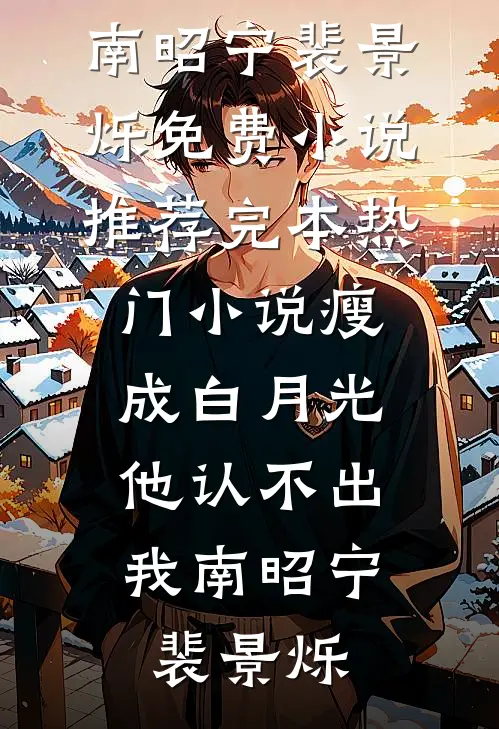 瘦成白月光，他认不出我南昭宁裴景烁免费小说推荐_完本热门小说瘦成白月光，他认不出我(南昭宁裴景烁)