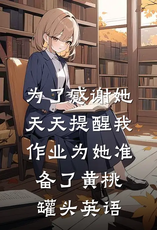 为了感谢她天天提醒我作业为她准备了黄桃罐头英语