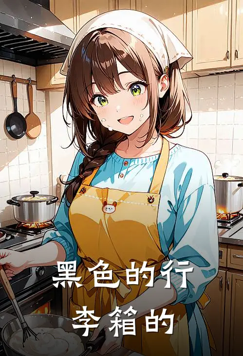 黑色的行李箱的