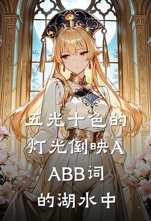 五光十色的灯光倒映AABB词的湖水中