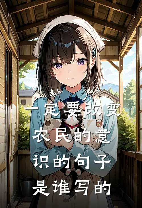 一定要改变农民的意识的句子是谁写的