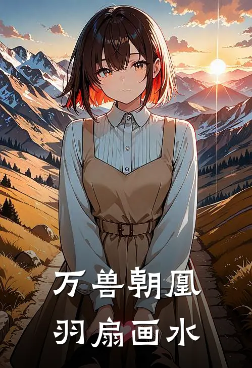 万兽朝凰羽扇画水