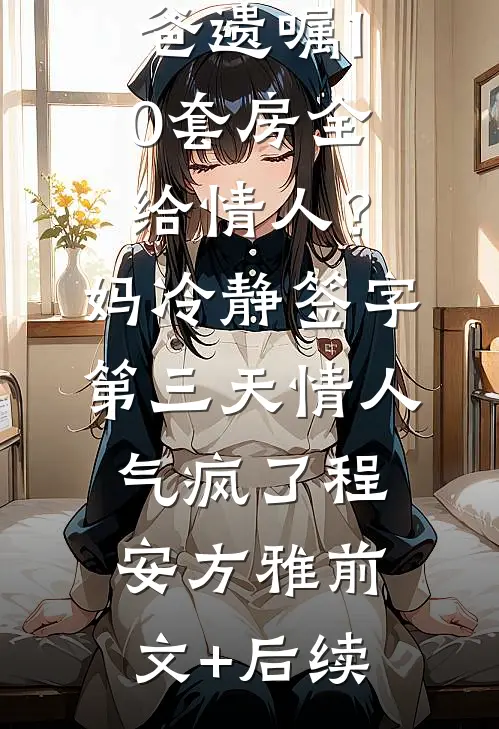 爸遗嘱10套房全给情人？妈冷静签字，第三天情人气疯了程安方雅前文+后续