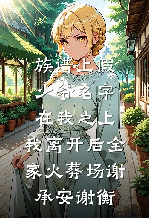 族谱上假少爷名字在我之上，我离开后全家火葬场谢承安谢衡