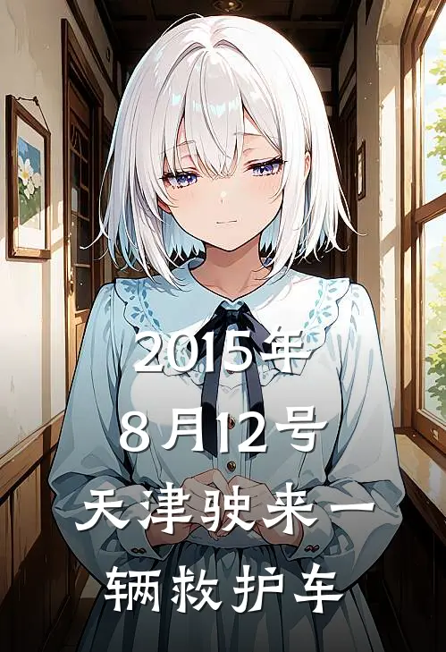 2015年8月12号天津驶来一辆救护车