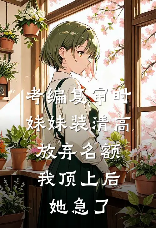 考编复审时妹妹装清高放弃名额，我顶上后她急了