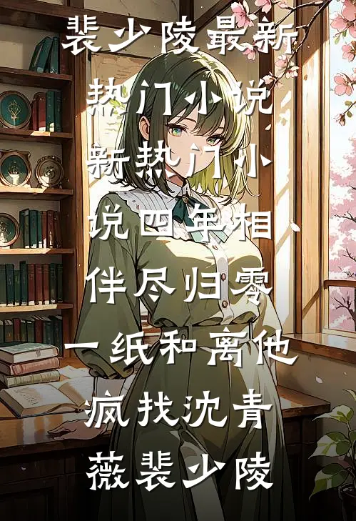 四年相伴尽归零，一纸和离他疯找沈青薇裴少陵最新热门小说_新热门小说四年相伴尽归零，一纸和离他疯找沈青薇裴少陵